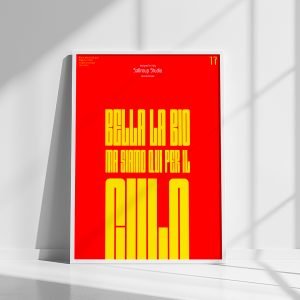 /17 Manifesto - "SIAMO QUI PER IL C*LO"