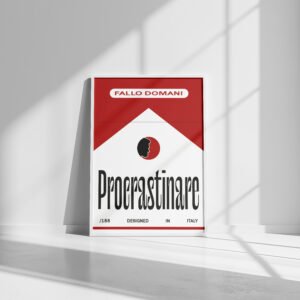 /188 Manifesto – "PROCRASTINARE"