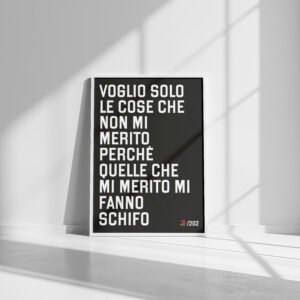 /202 Manifesto – "NON MERITO"